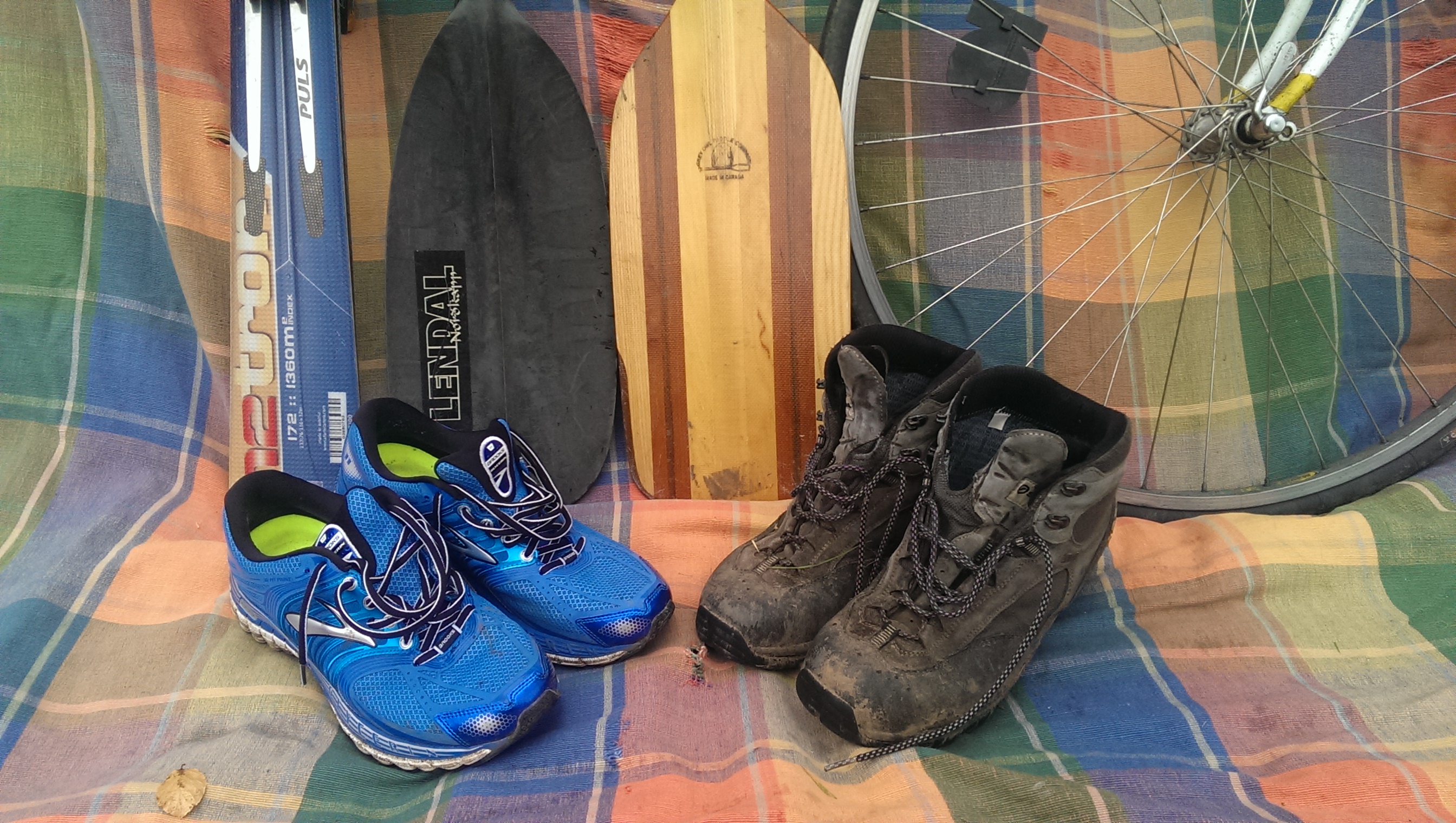 Walk, run, cycle, ski, canoe and kayak
